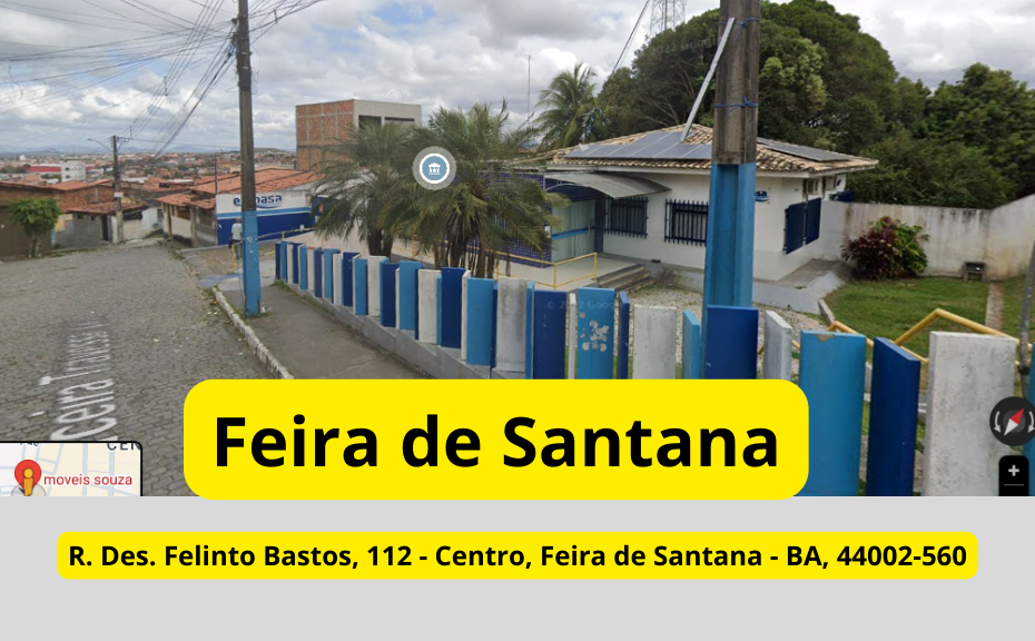 Embasa R. Des. Felinto Bastos, 112 - Centro, Feira de Santana - BA, 44002-560