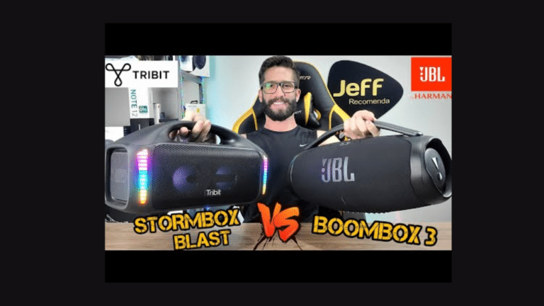 Comparativo de Áudio: Tribity Stormbox Blast vs Boombox 3