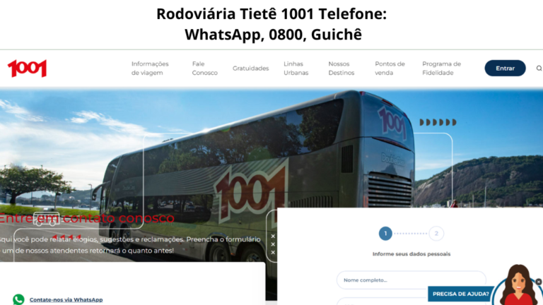 Telefone Rodoviária Tietê 1001: WhatsApp, 0800, Guichê